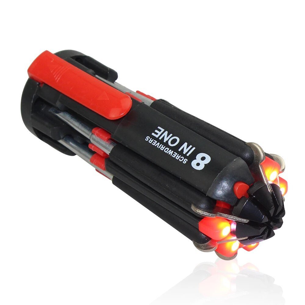 Folding LED Screwdriver