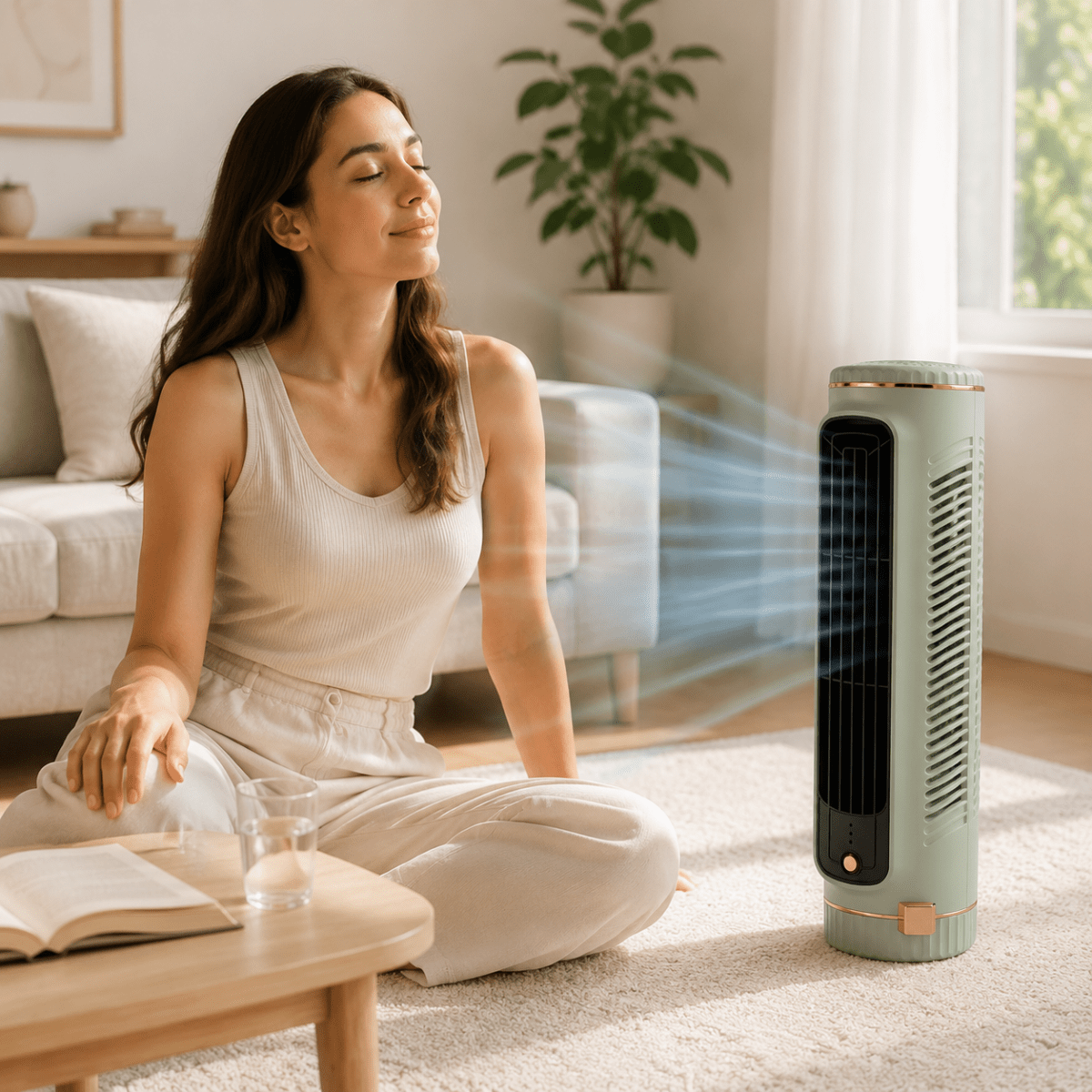 360-Degree Tower Fan