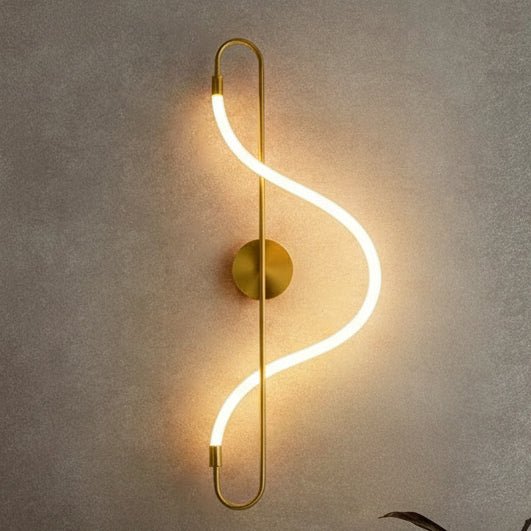 Gold Aluminium Wall Light