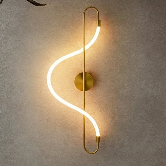 Gold Aluminium Wall Light