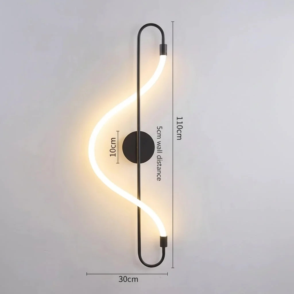 Gold Aluminium Wall Light