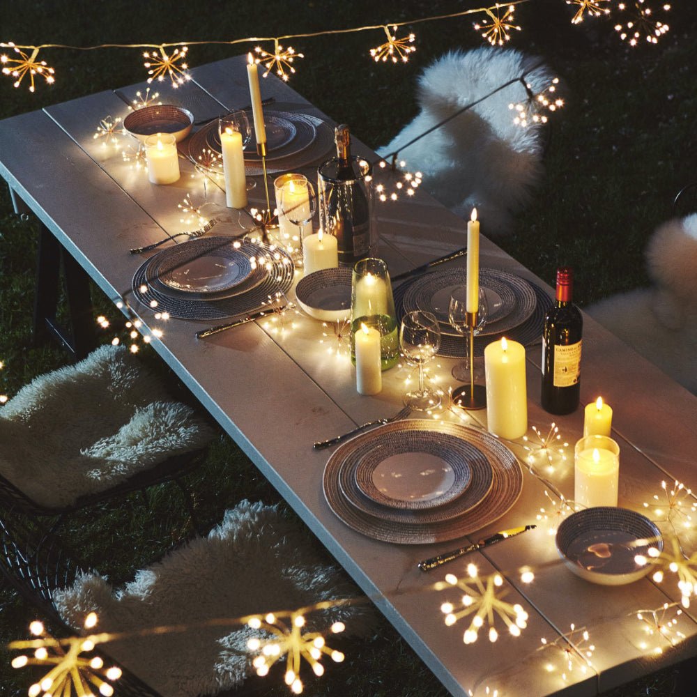 Copper Starburst Fairy Lights