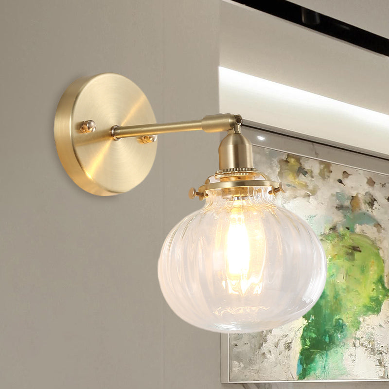 Prismatic Glass Wall Sconce