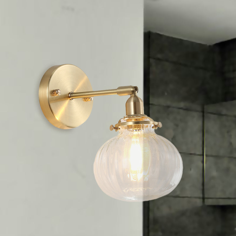 Prismatic Glass Wall Sconce