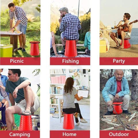 Adjustable Folding Stool