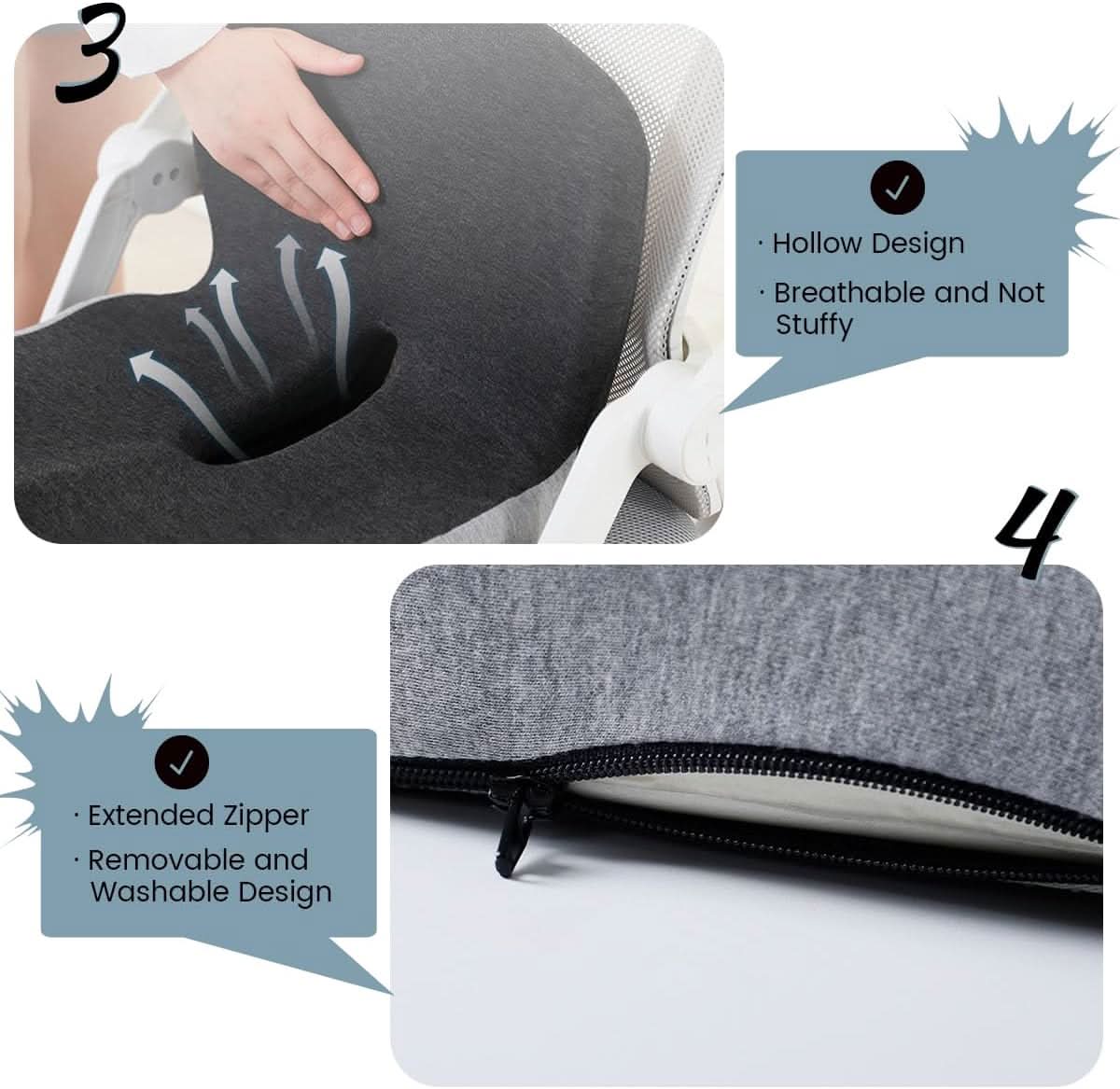 Memory Foam Seat Cushion