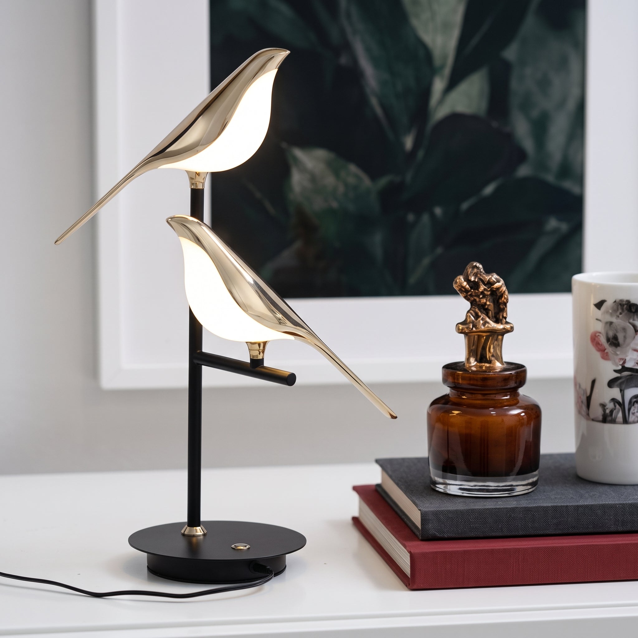 Golden Birdlight Nordic Wall Lamp