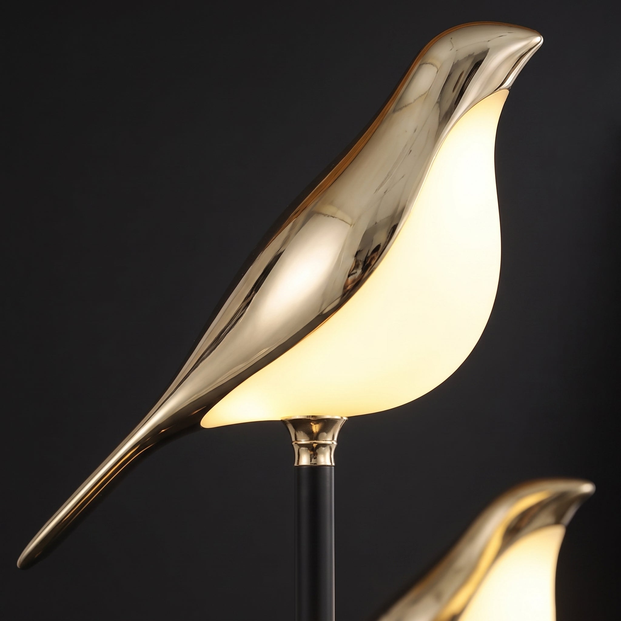 Golden Birdlight Nordic Wall Lamp