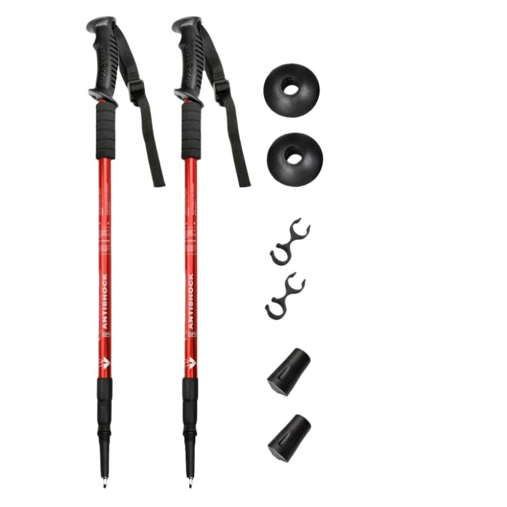 Shock-Absorbing Trekking Poles