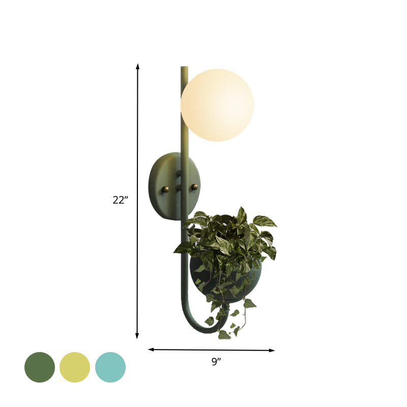 Industrial Ball Wall Sconce