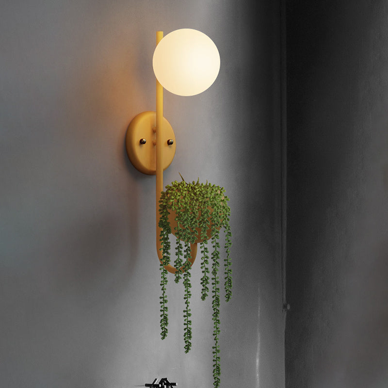 Industrial Ball Wall Sconce