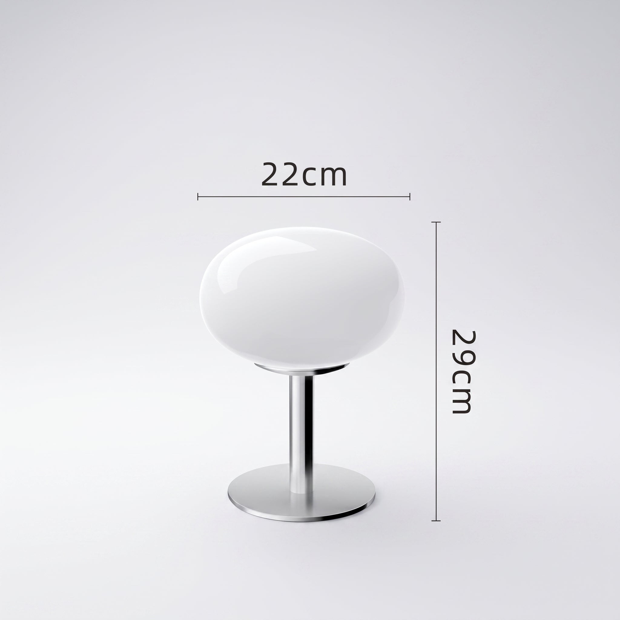 Italian Designer Glass Table Lamp