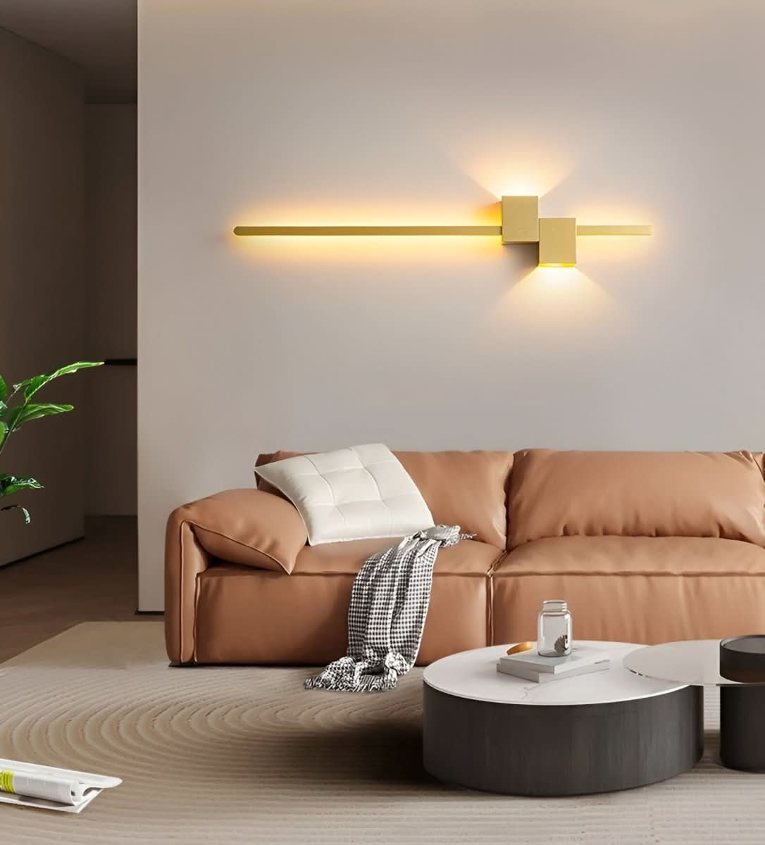 Slim Metal Wall Light