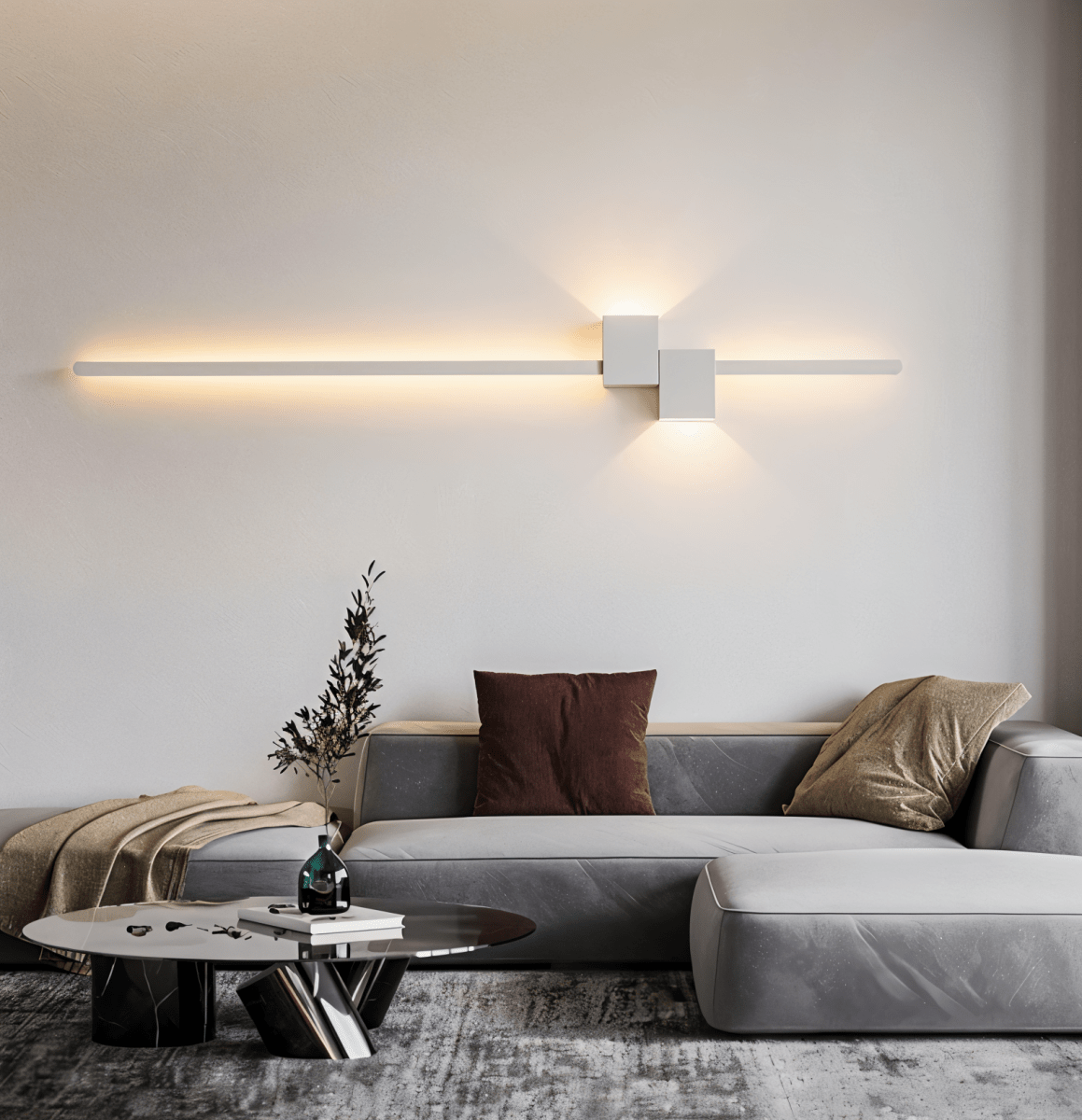 Slim Metal Wall Light