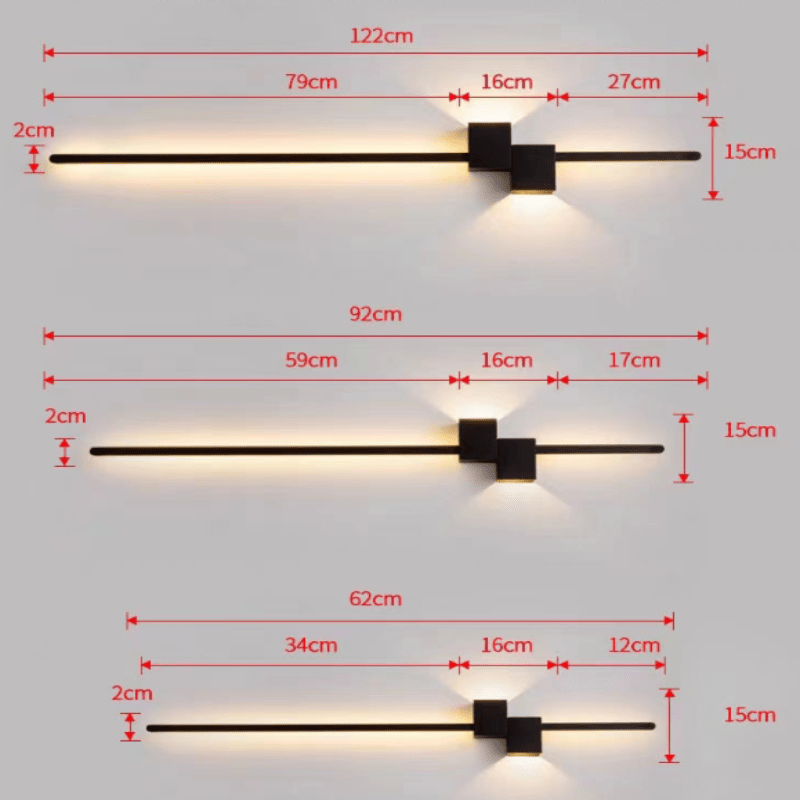 Slim Metal Wall Light