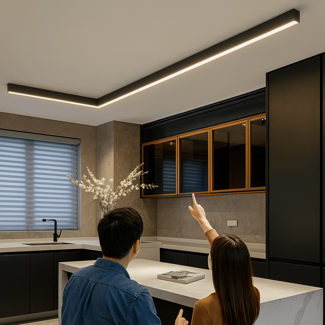 Aluminium Bar Ceiling Lamp