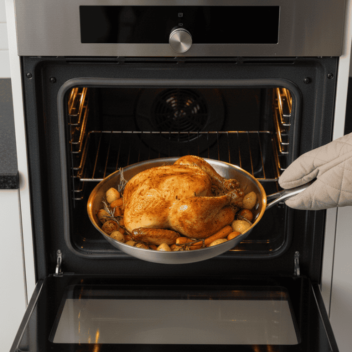 Stainless Steel Frying Pan