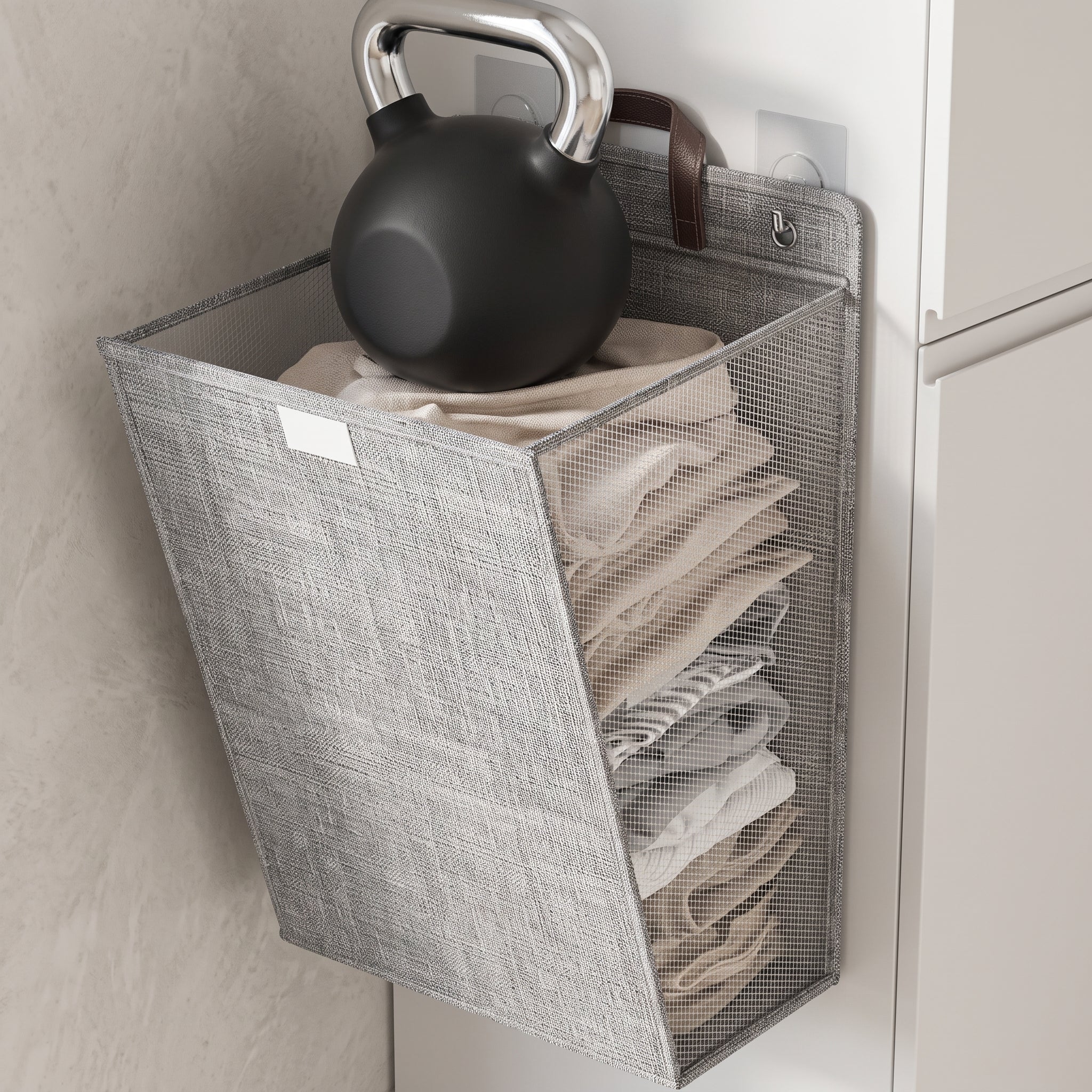 Wallora Wall-Mounted Linen Laundry Basket
