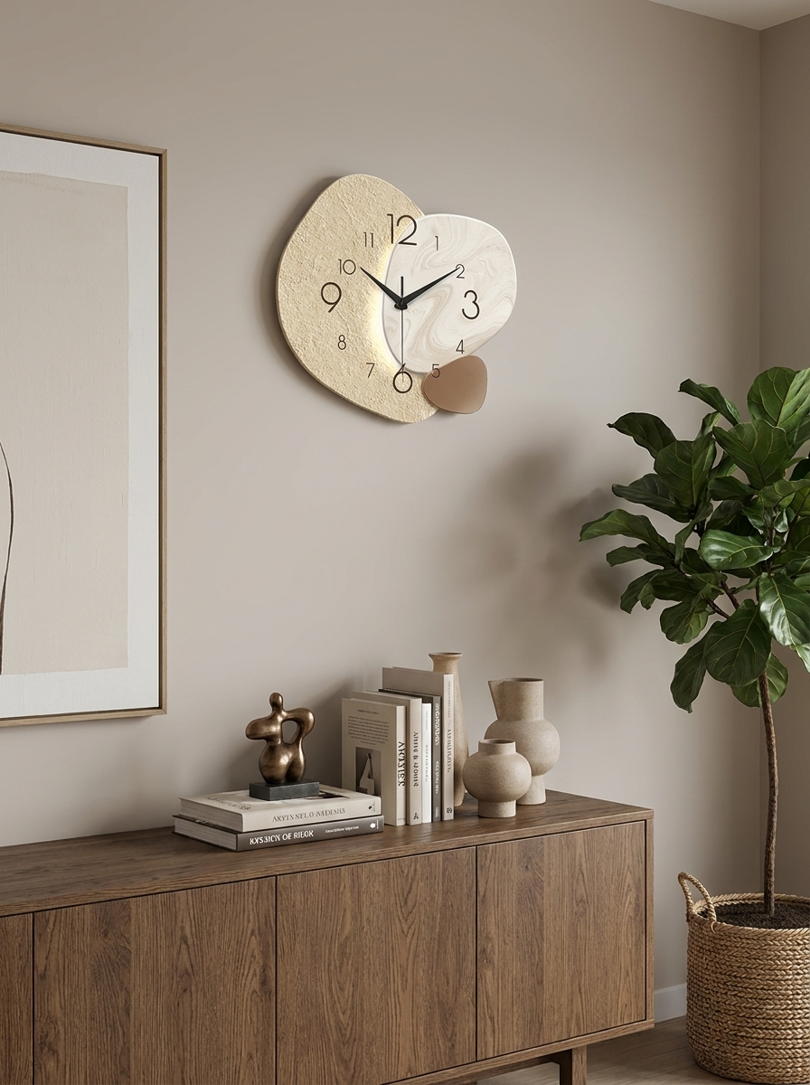 Resin Wall Clock – Modern Minimalist Design