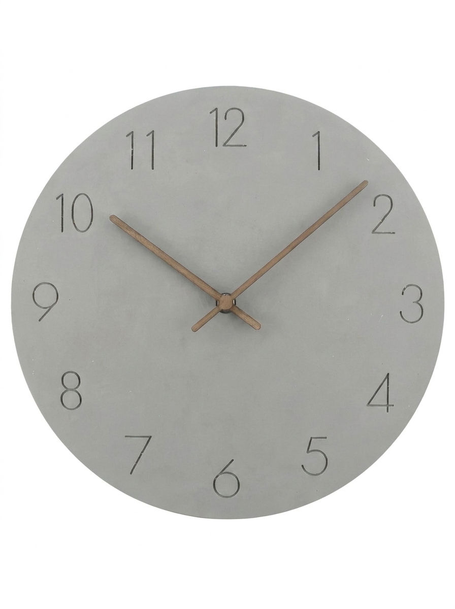 Nork Wood Wall Clock – Minimalist Scandinavian Design