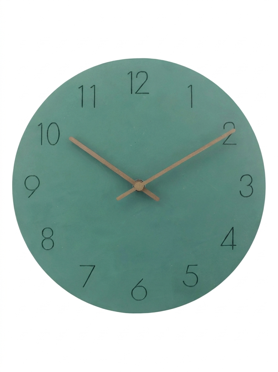 Nork Wood Wall Clock – Minimalist Scandinavian Design