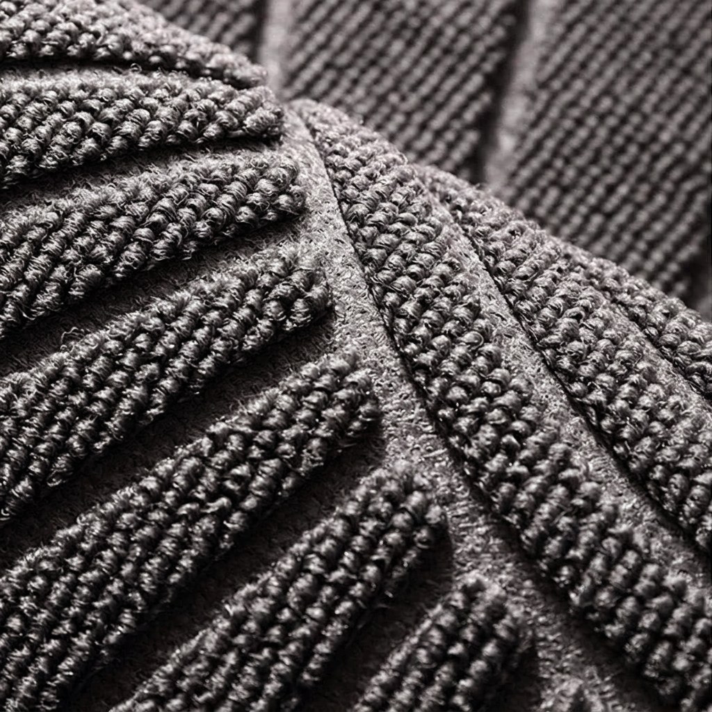 Semicircular Non-Slip Rubber Door Mat