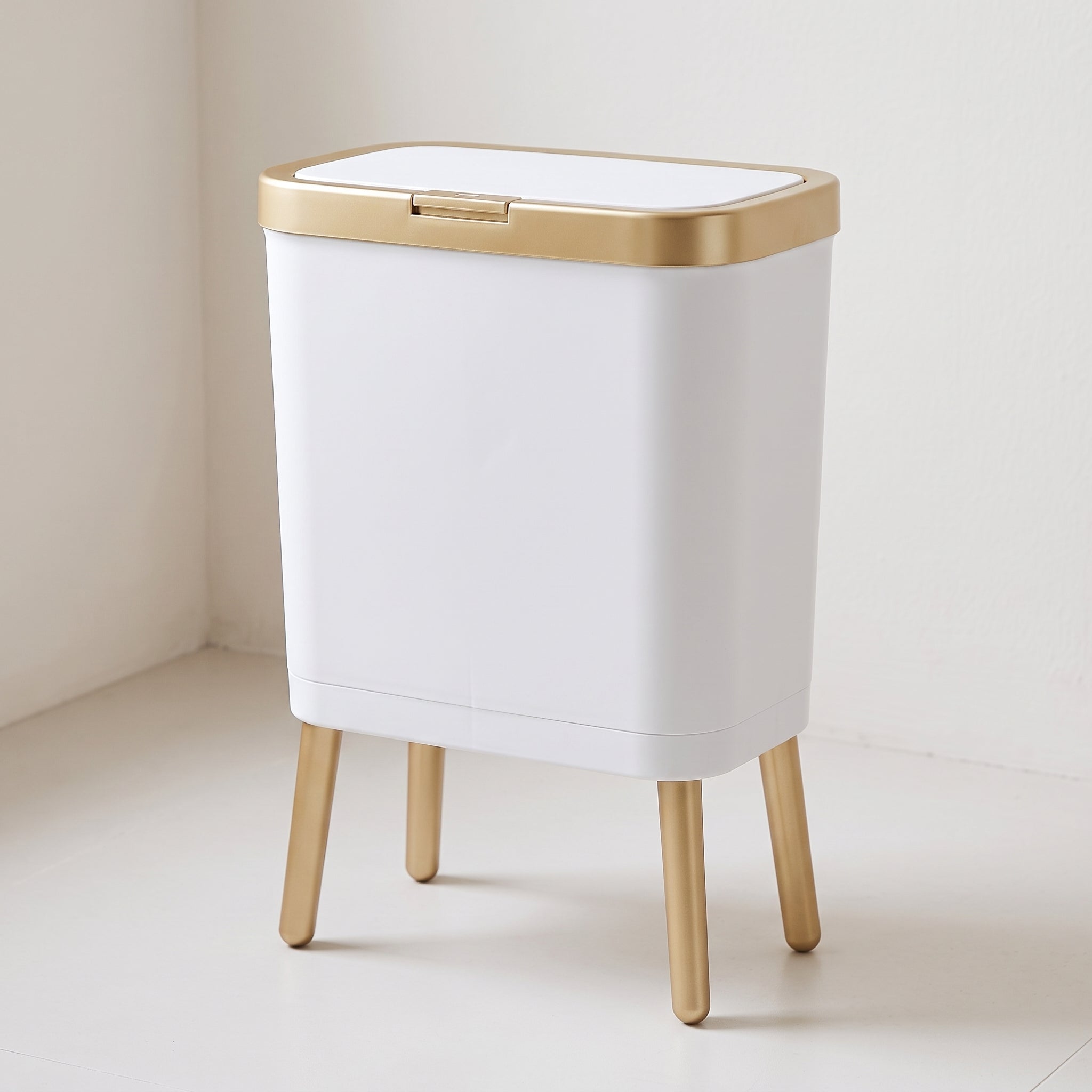 15L Modern Trash Can with Elevated Legs