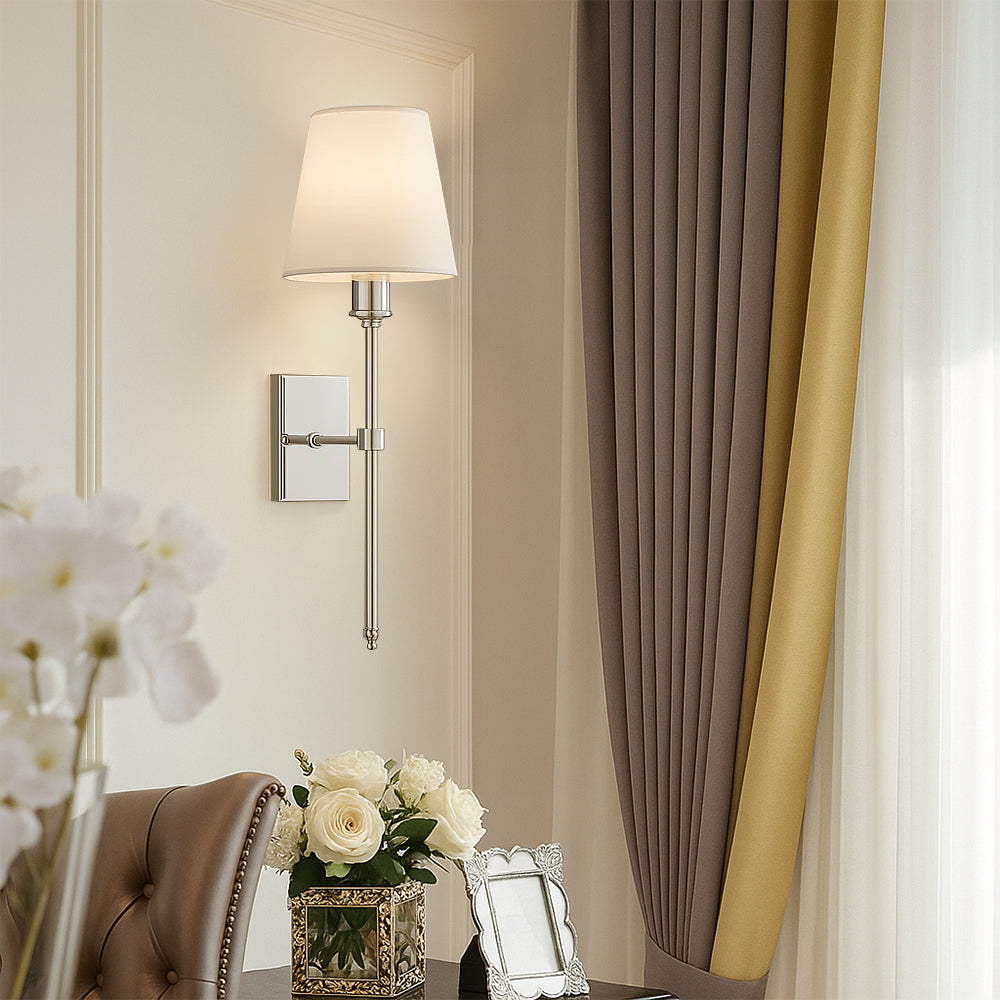 Fabric Shade Wall Lamp Set