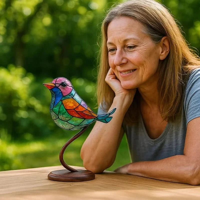 Acrylic Bird Statue