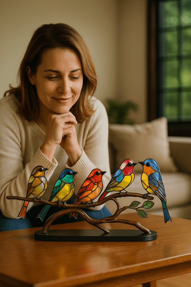 Acrylic Bird Statue