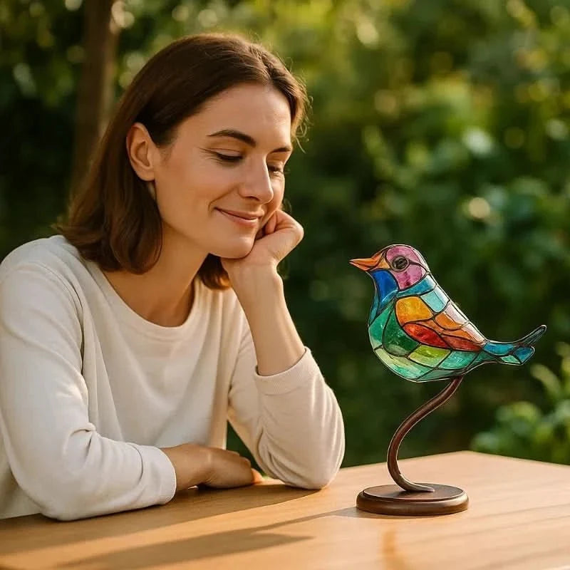 Acrylic Bird Statue