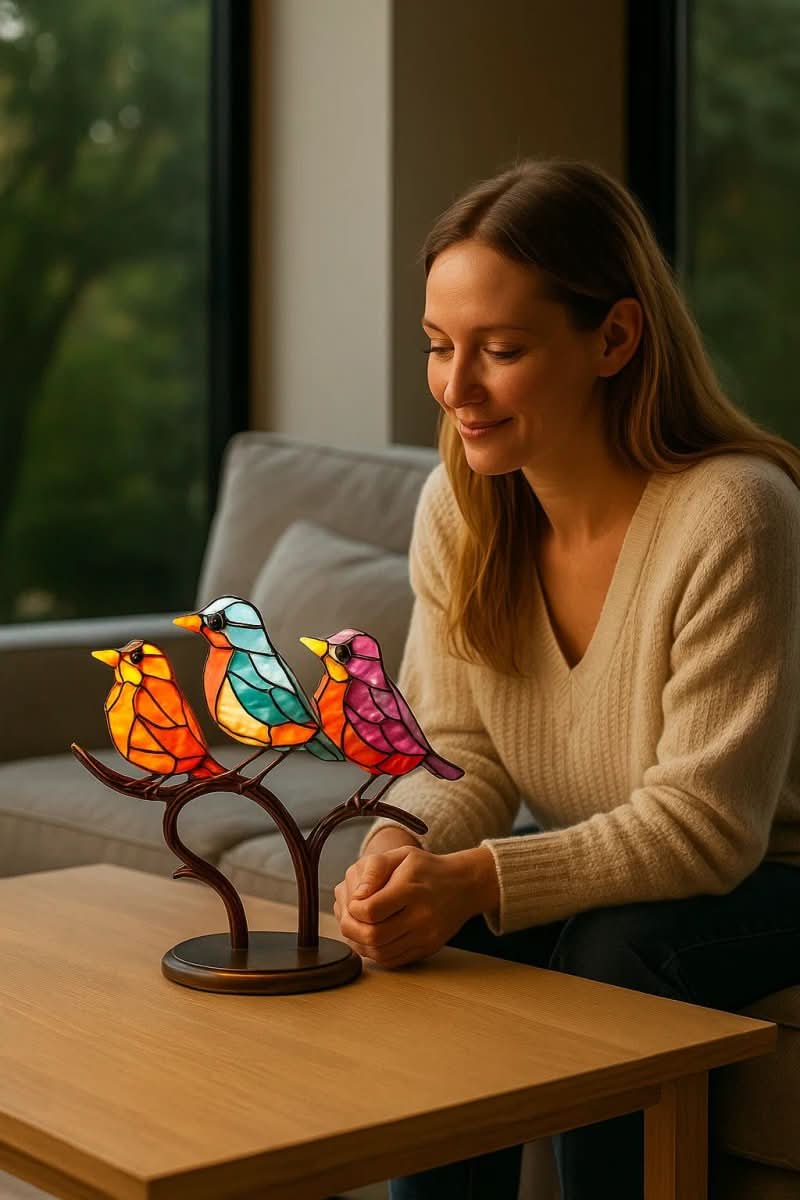 Acrylic Bird Statue
