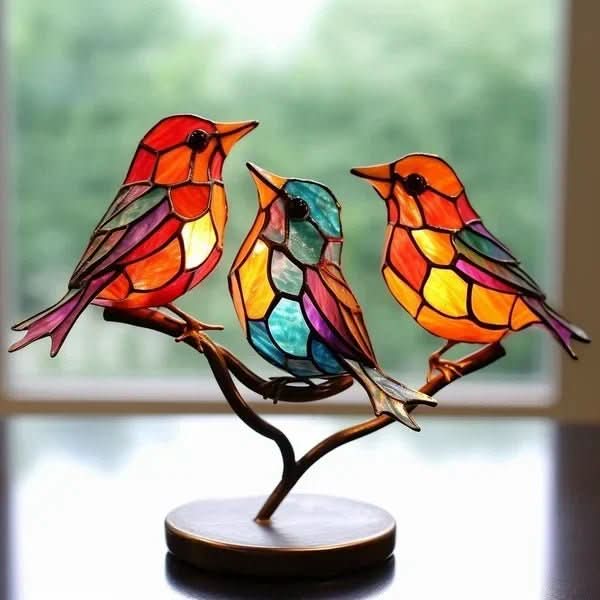 Acrylic Bird Statue
