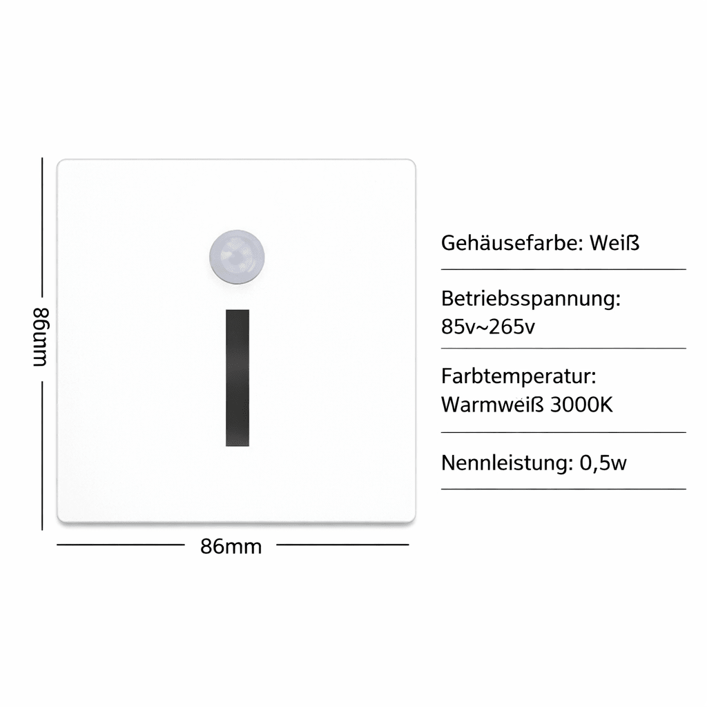 Aluminium Motion Sensor Light