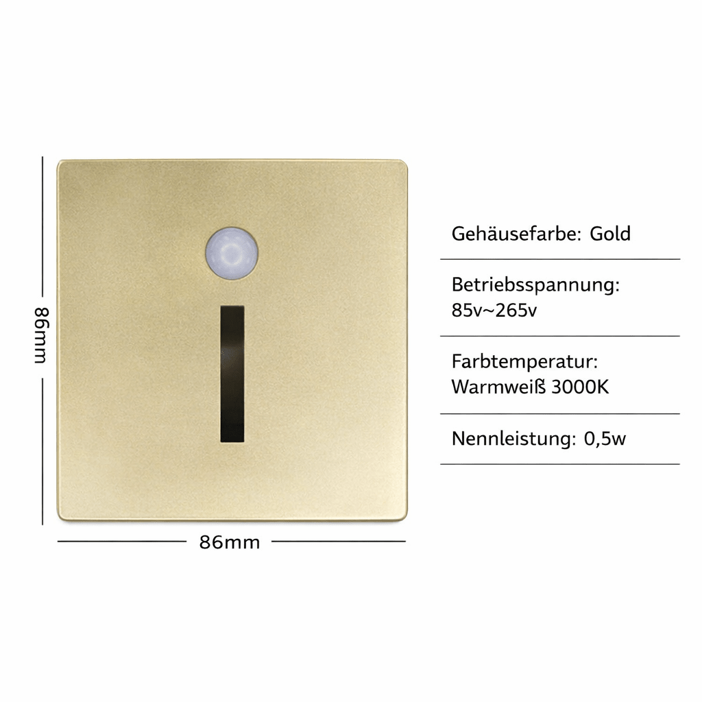 Aluminium Motion Sensor Light