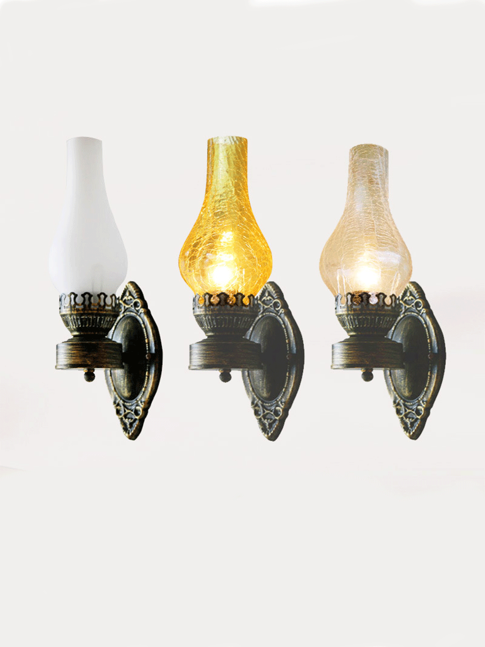 Antique Bronze Wall Sconce