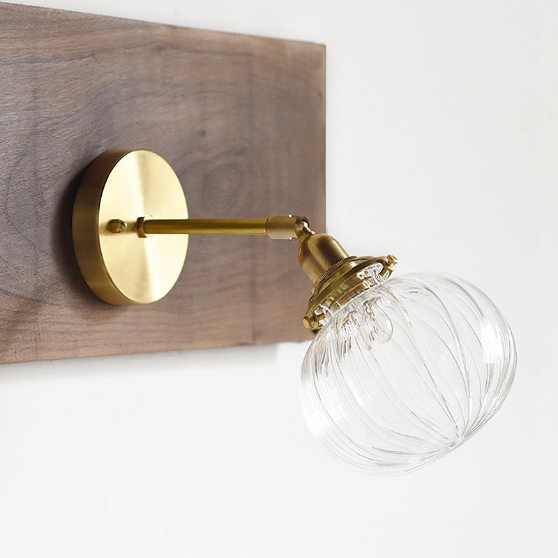 Prismatic Glass Wall Sconce