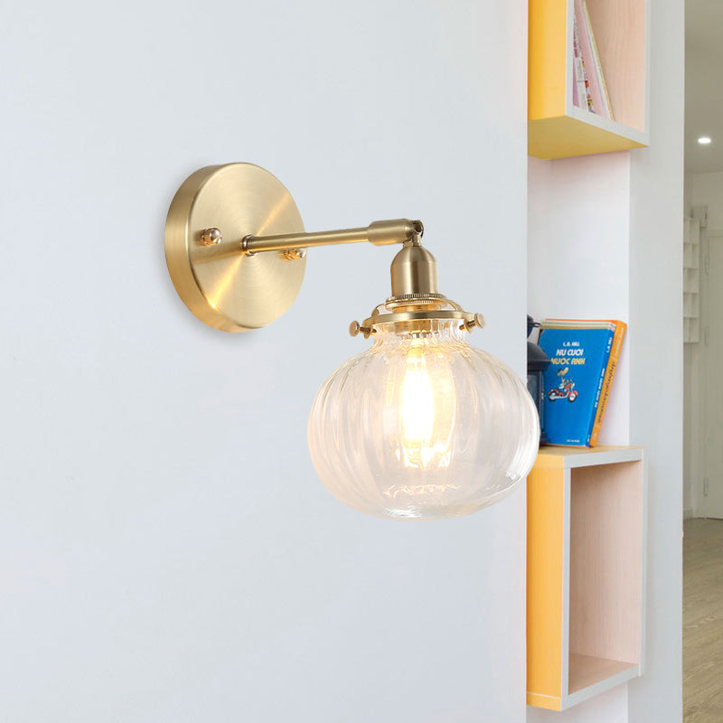 Prismatic Glass Wall Sconce