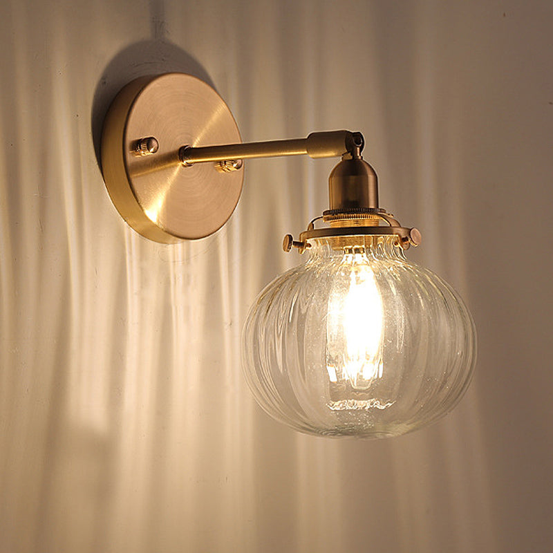 Prismatic Glass Wall Sconce