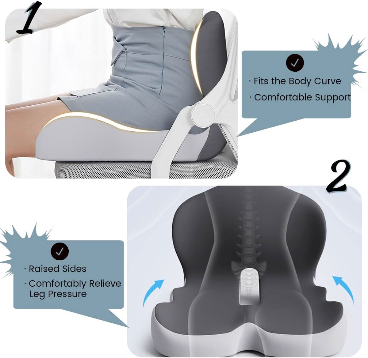 Memory Foam Seat Cushion