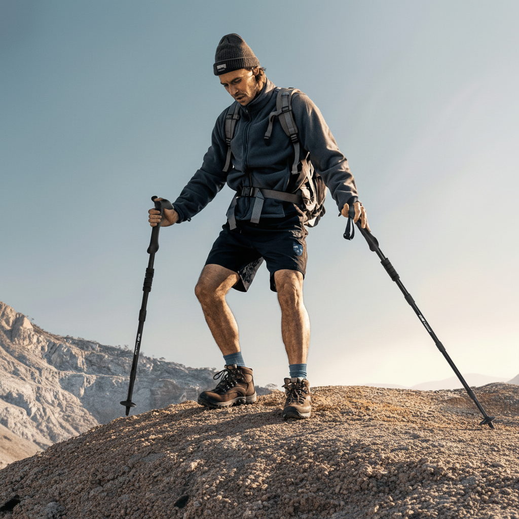 Shock-Absorbing Trekking Poles