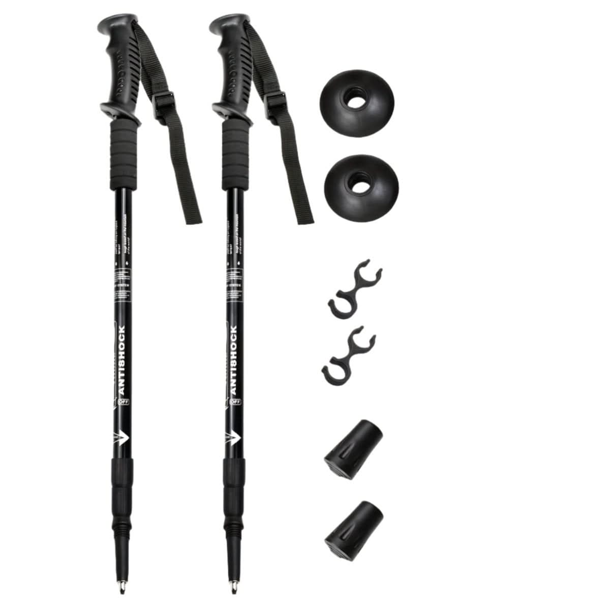 Shock-Absorbing Trekking Poles