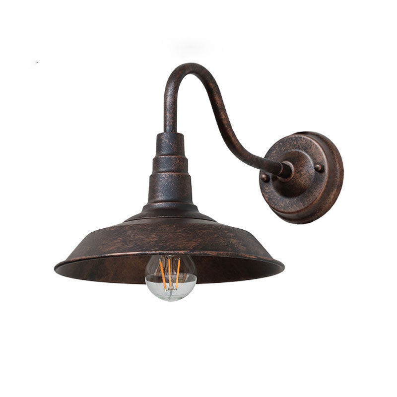 Outdoor Gooseneck Wall Light