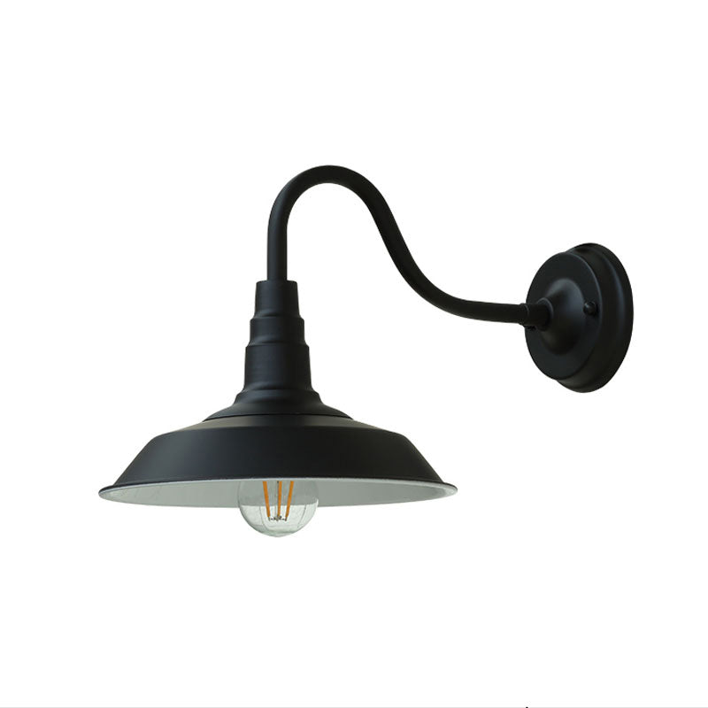 Outdoor Gooseneck Wall Light