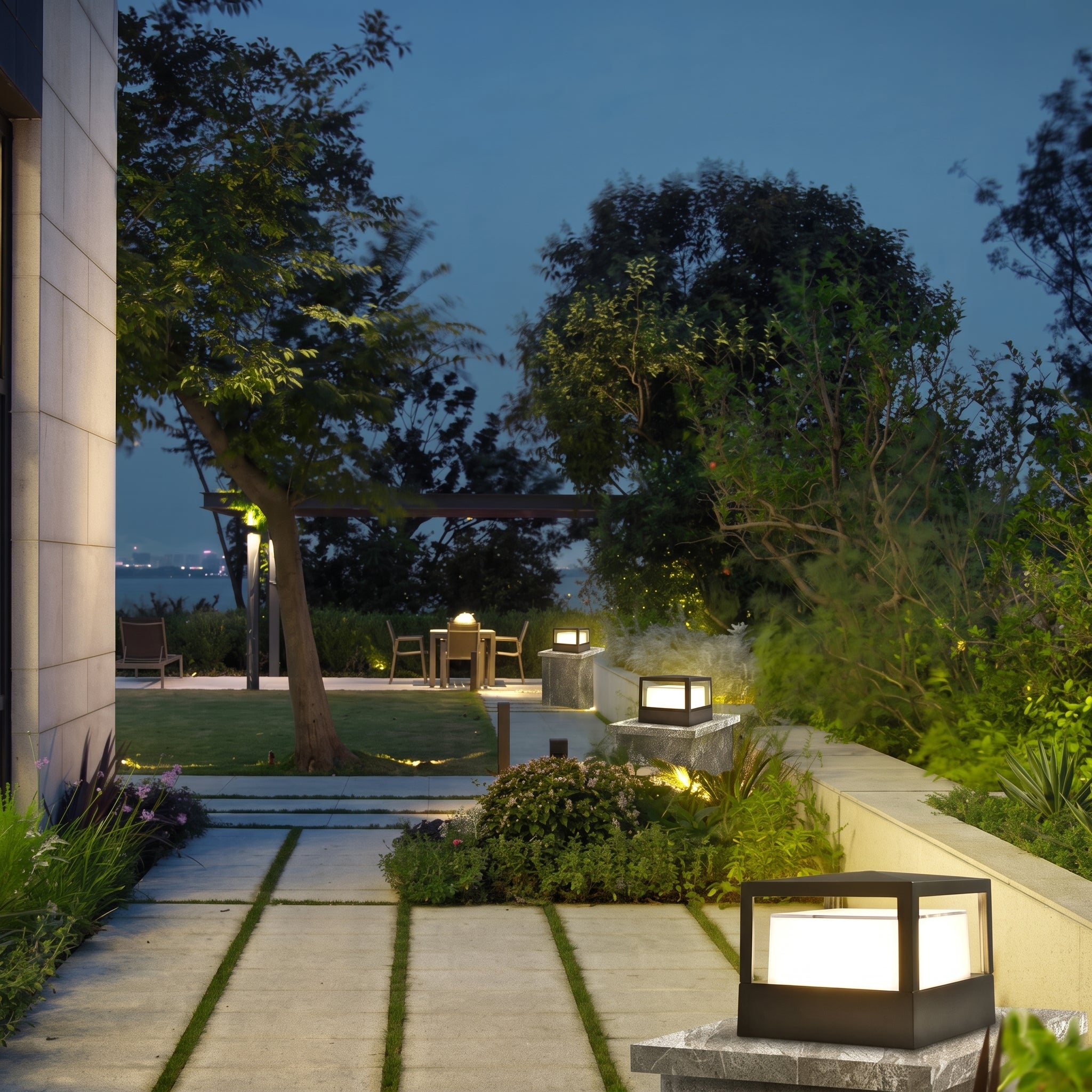 Industrial Aluminum Outdoor Lawn Light