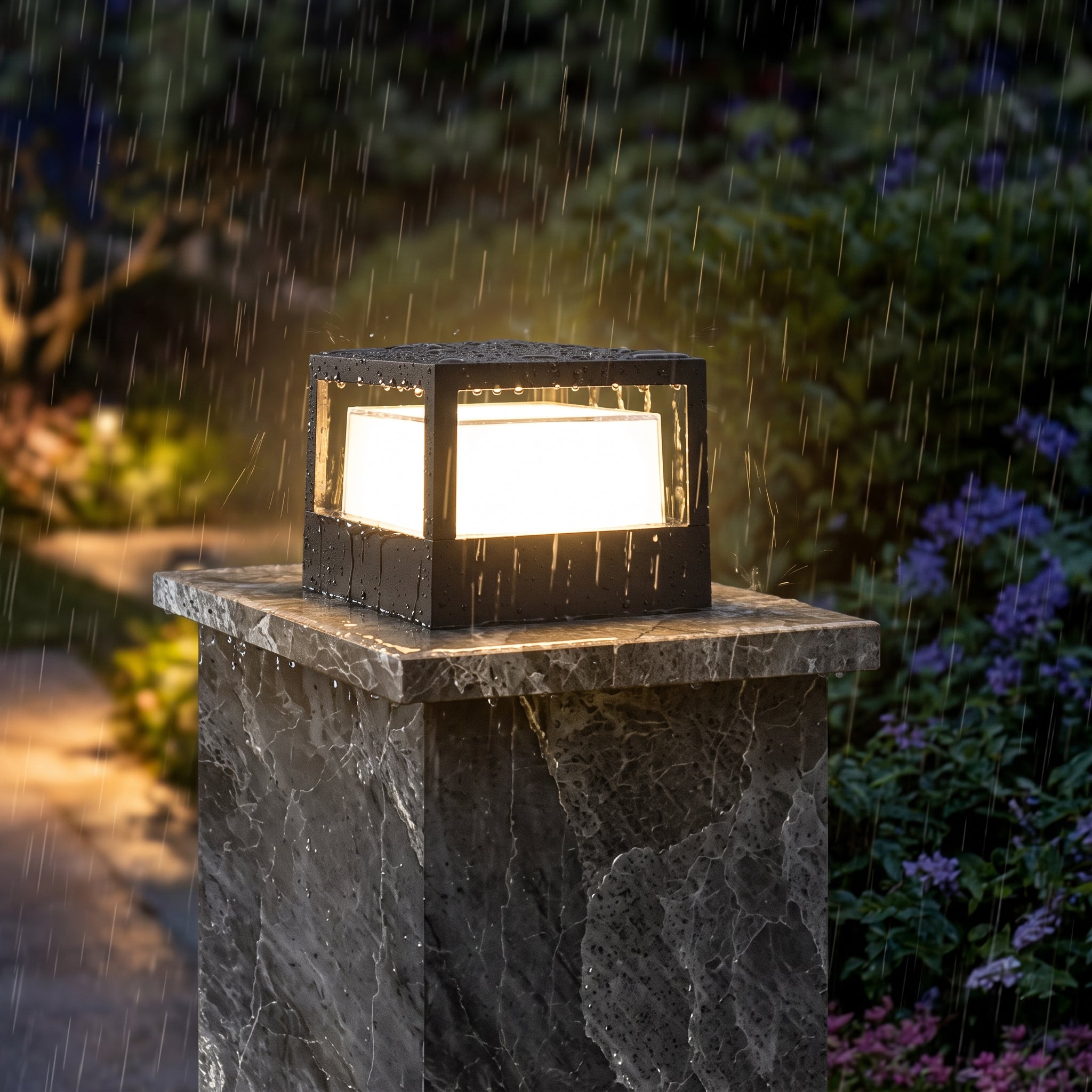 Industrial Aluminum Outdoor Lawn Light