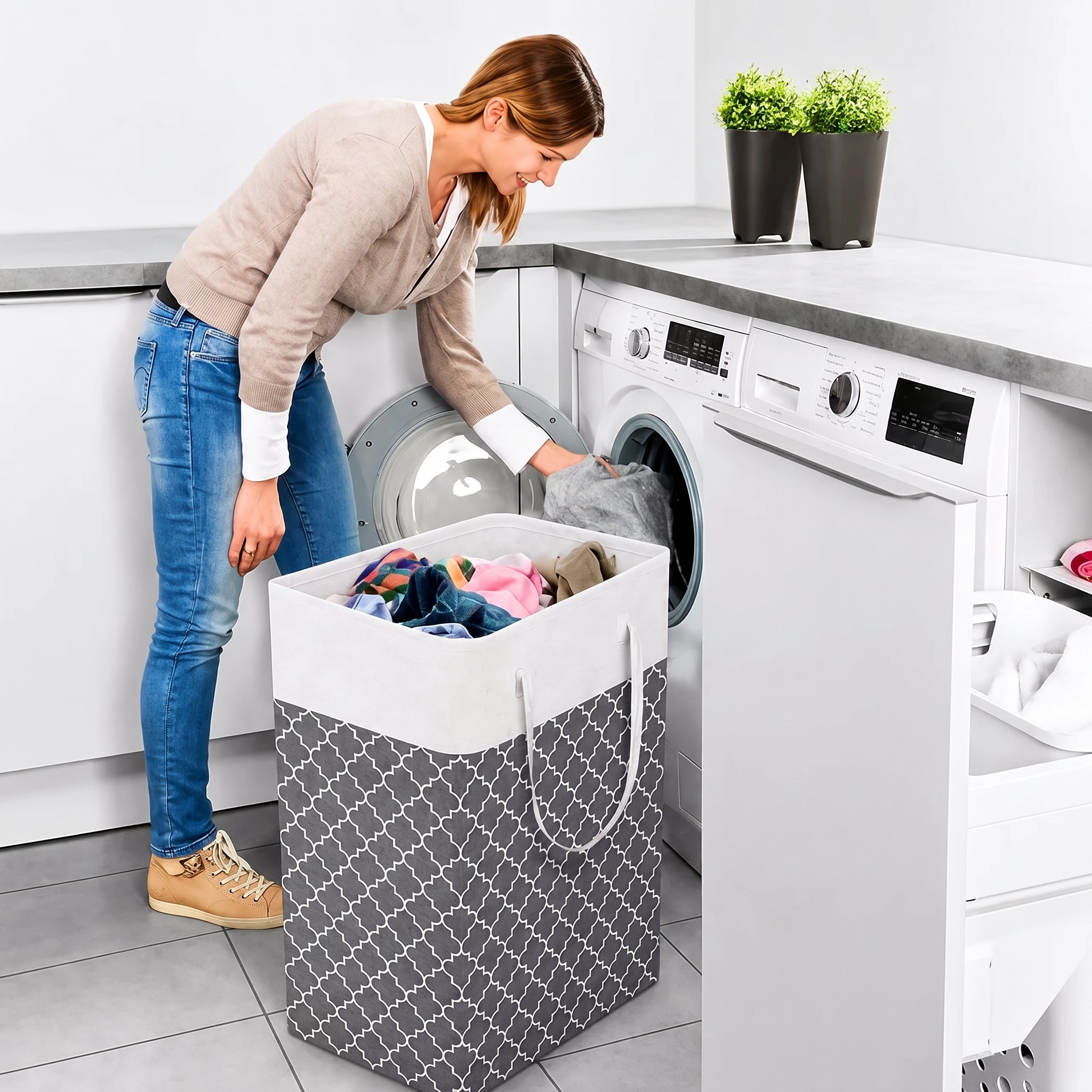 Lauva 75L Waterproof Laundry Basket