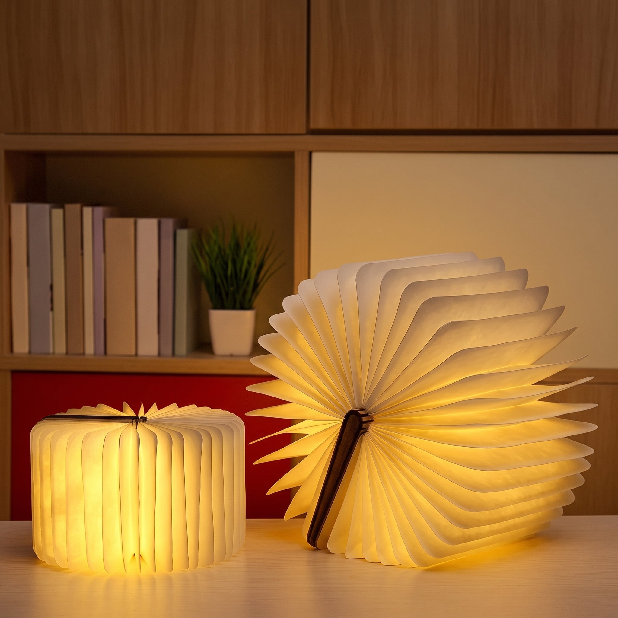 Lumibook Foldable Book-Style Table Lamp