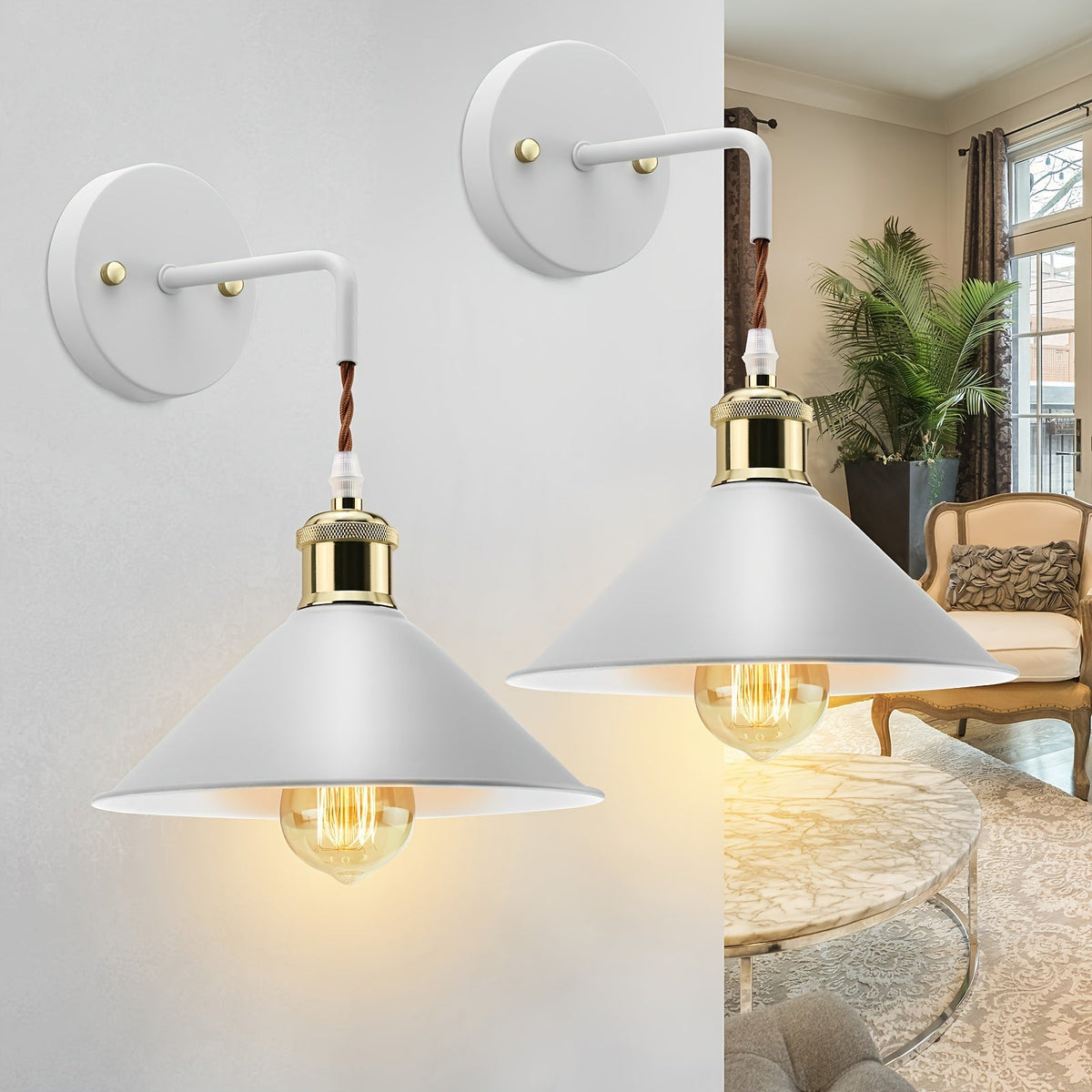 Modern Metal Wall Sconce – Industrial Oil-Rubbed Light Fixture