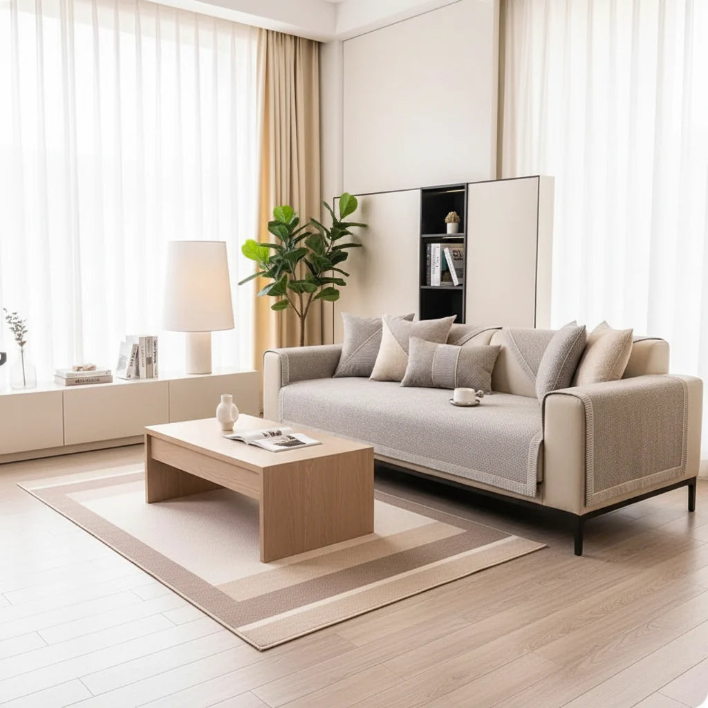 Cotton-Linen Sofa Cover